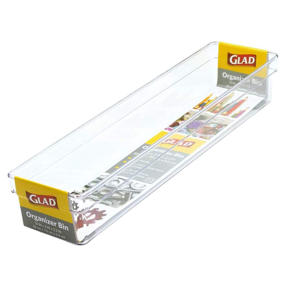Plastic Drawer Organizer Tray, Non Slip, Clear K68586
