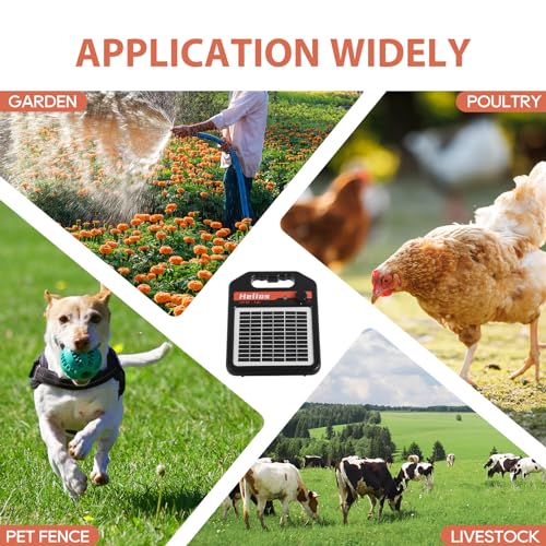 Solar Electric Fence Charger for Livestock, 0.25 Joule P470