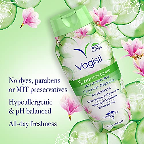 pH Balanced Feminine Wash, Cucumber Magnolia, 12 oz J5729