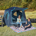 TIMBER RIDGE Instant Pop Up Hub Tent, 4 Person Portable Weather Resistant Camping Tent, 60 Second Set-Up, Easy Up Tents with Rain Fly and Carry Bag