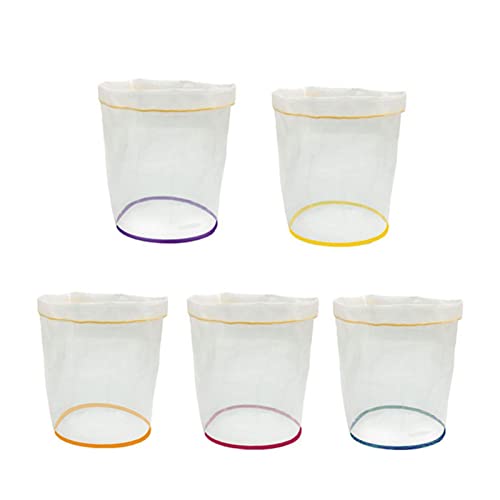 5pcs 1 Gallon Filter Bag Bubble Bag Kit Set Micron Drawstring Extraction Bags