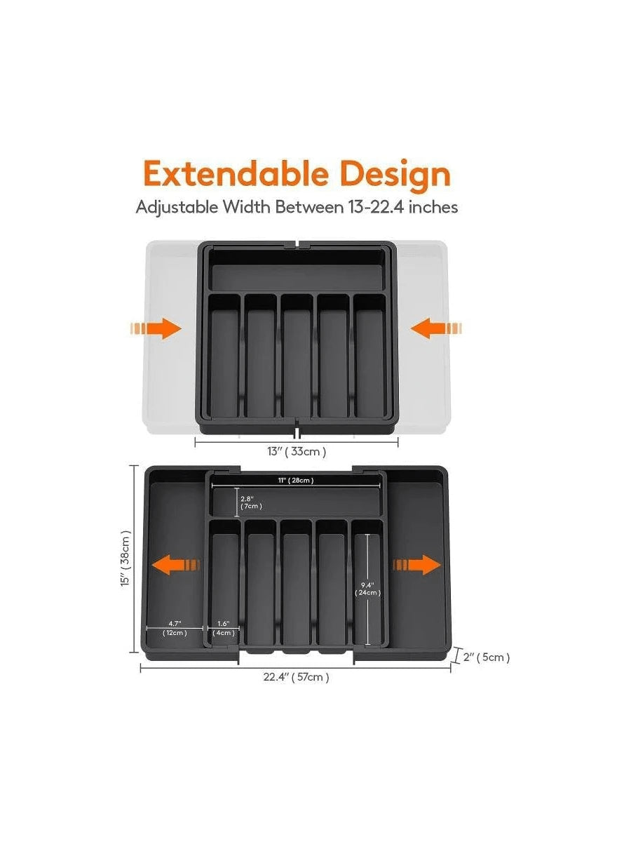 Expandable Silverware Organizer for Kitchen Drawer L618040