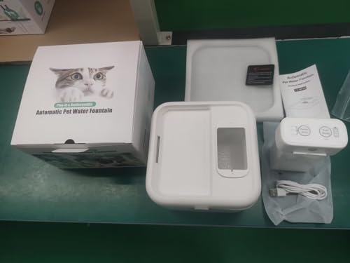 Wireless Cat Water Fountain, 2L, Motion Sensor, 3 Modes H76655