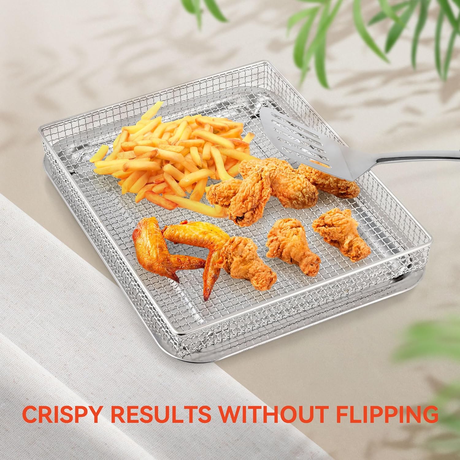 Stainless Steel Air Fryer Basket and Baking Tray for Convection Toaster Oven R7120