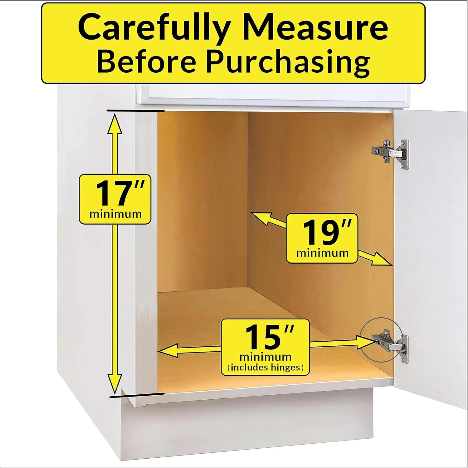 Pull Out Cabinet Organizer - Slide Out Drawer for Kitchen Cabinets - 2 Tier G208075