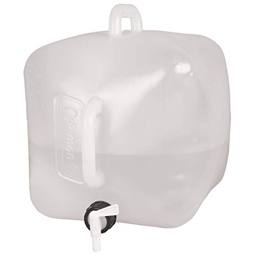 Coleman 5-Gallon Water Container with Spigot & Carry Handle, Water Carrier for Camping, Tailgating, Parties, Emergencies, & More