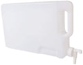 5 Liter Hedpak Container with Spigot, Food Grade BPA Free HDPE,White