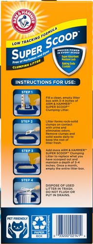 Clumping Cat Litter, Fragrance Free 40lb L65406