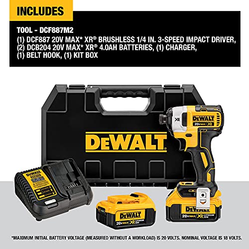 Impact Driver Kit, Brushless, 3-Speed, 1/4-Inch S33952