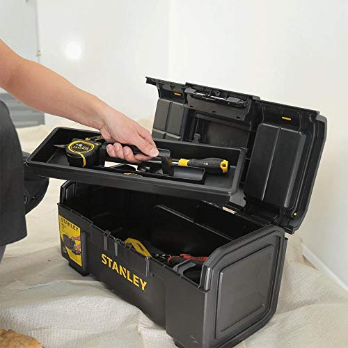 DIY Toolbox Storage with 1 Touch Latch, 2 Lid Organisers, 16 Inch C55839