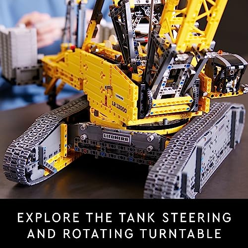 Crawler Crane Building Kit for Adults, Display Model with Winch System I86916