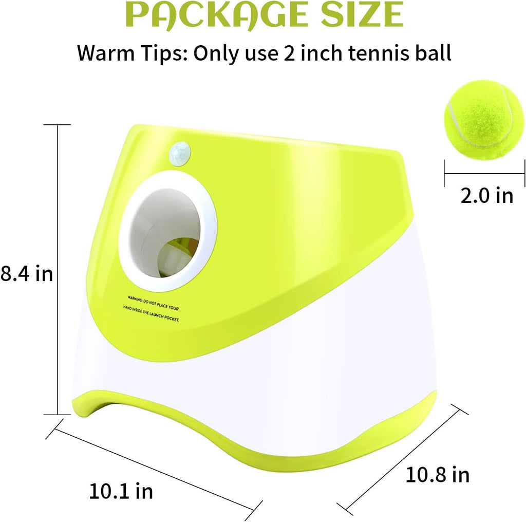 Automatic Dog Ball Launcher, 10-30ft Throw Distance, for Small to Medium Dogs I256438