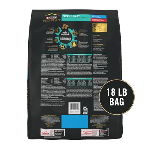 Large Breed Dry Puppy Food, Chicken and Rice Formula, 18 lb. Bag Z9086
