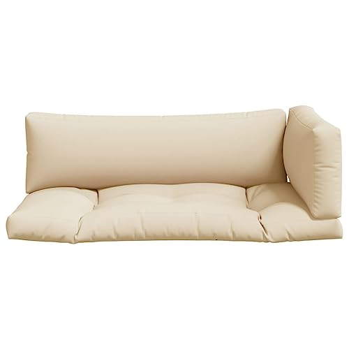 Pallet Sofa Cushions 3-Piece Set for Patio Garden Furniture, Taupe A996