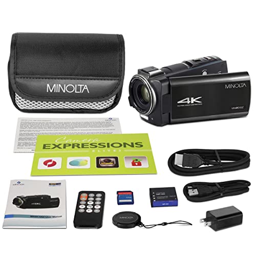 4K Ultra HD Camcorder with 10x Optical Zoom D76553