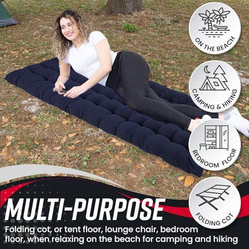 Outdoor Camping Cot Pad Mattress Lightweight Portable Waterproof K828271