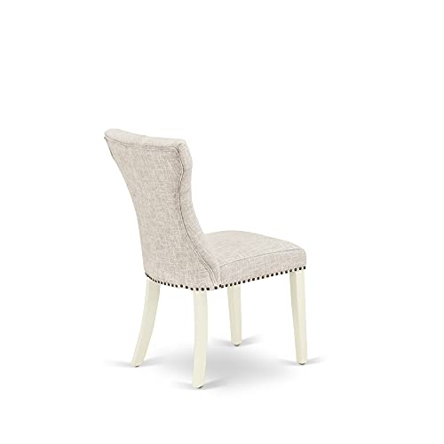 7 Piece Dining Table Set with 6 Upholstered Chairs F86799