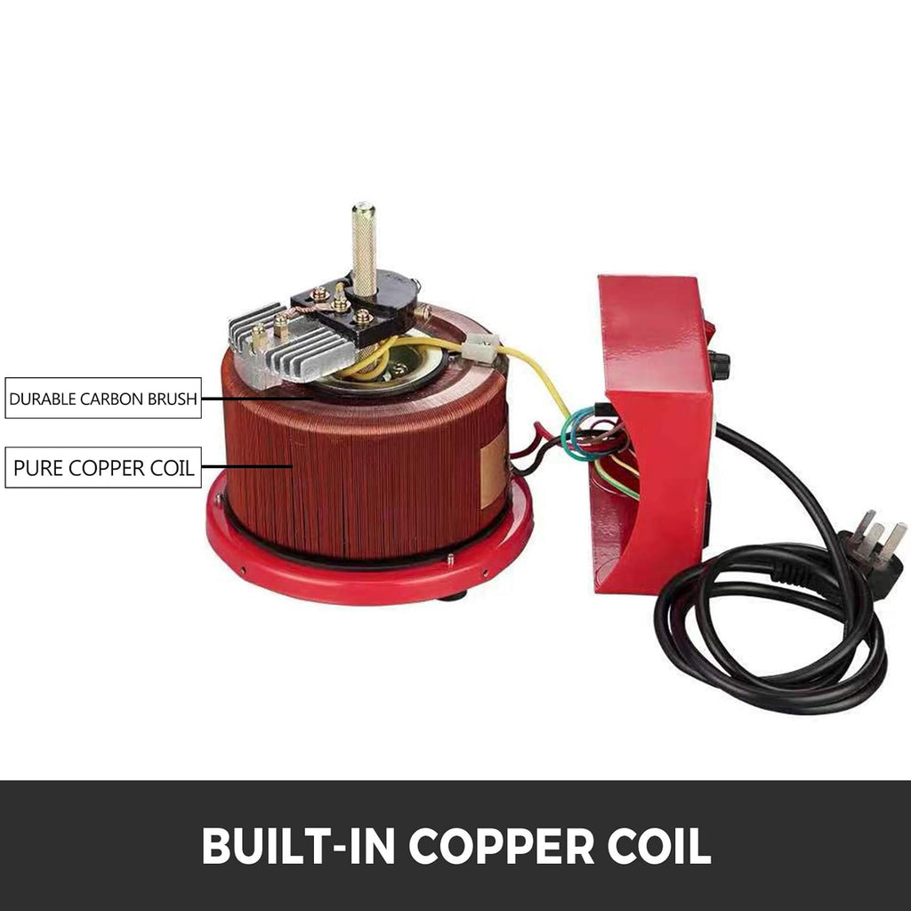 2000VA 20A Auto Transformer 110V 60Hz Input Voltage Digital Display 0-130V Output M9023