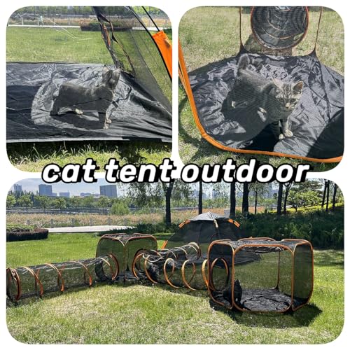 Outdoor Cat Enclosure with Tunnel for Indoor Cats G52187