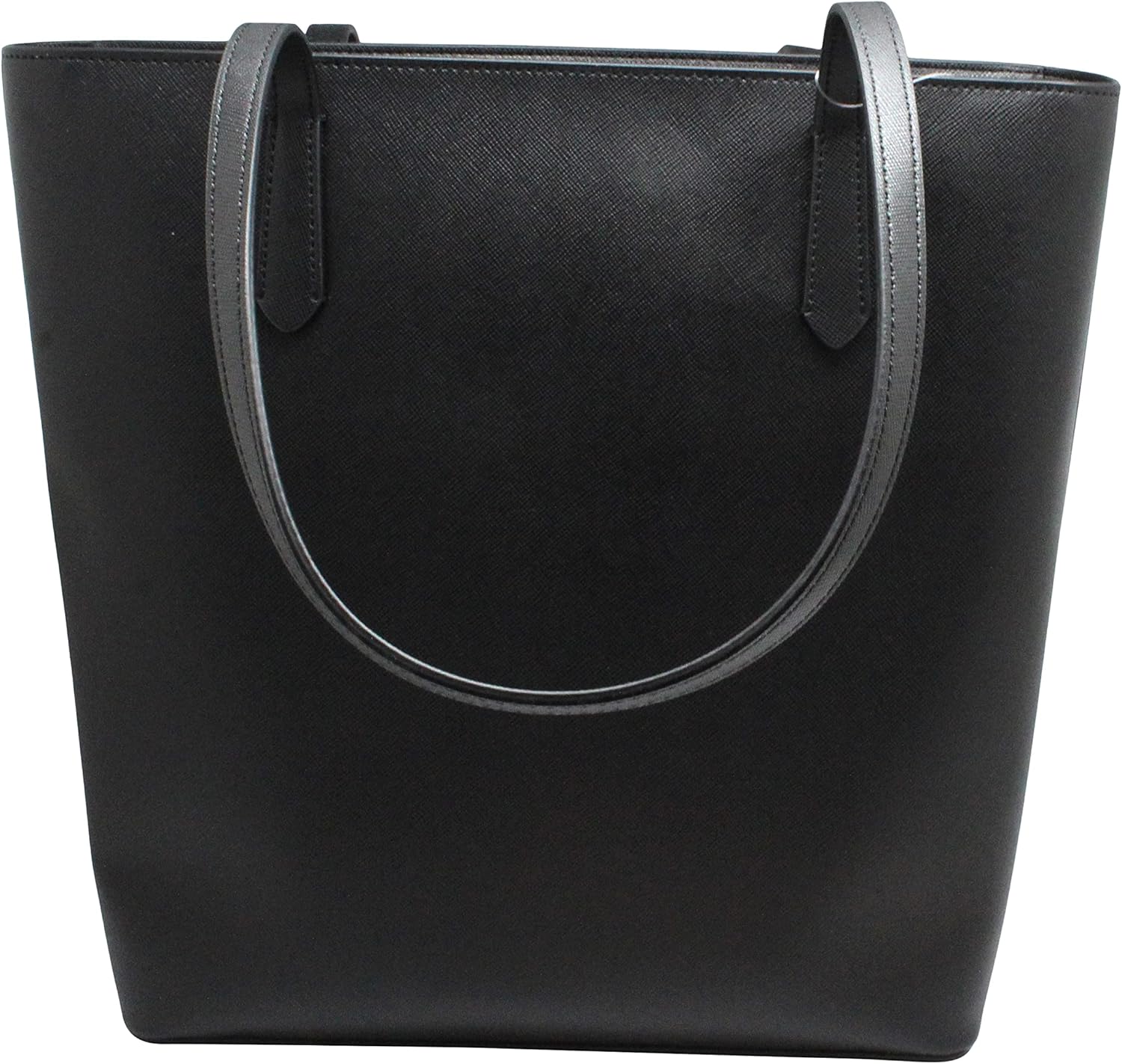 Leather Tote Bag (Black) D7862