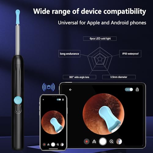 Ear Wax Removal Camera Otoscope with Ear Cleaning Kit G77875