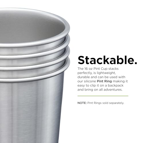 Stainless Steel Pint Cup 16 oz T843