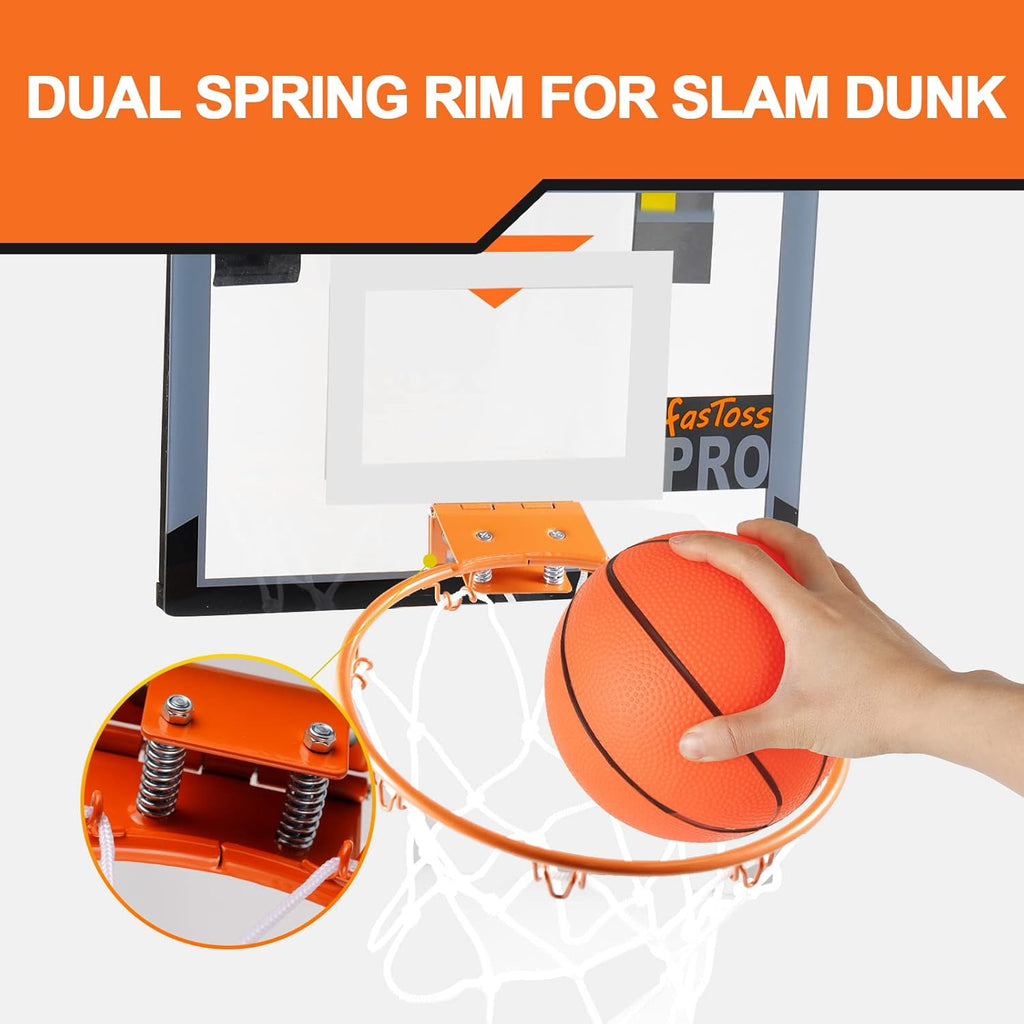 Mini Basketball Hoop Indoor for Door Wall with Accessories T7814