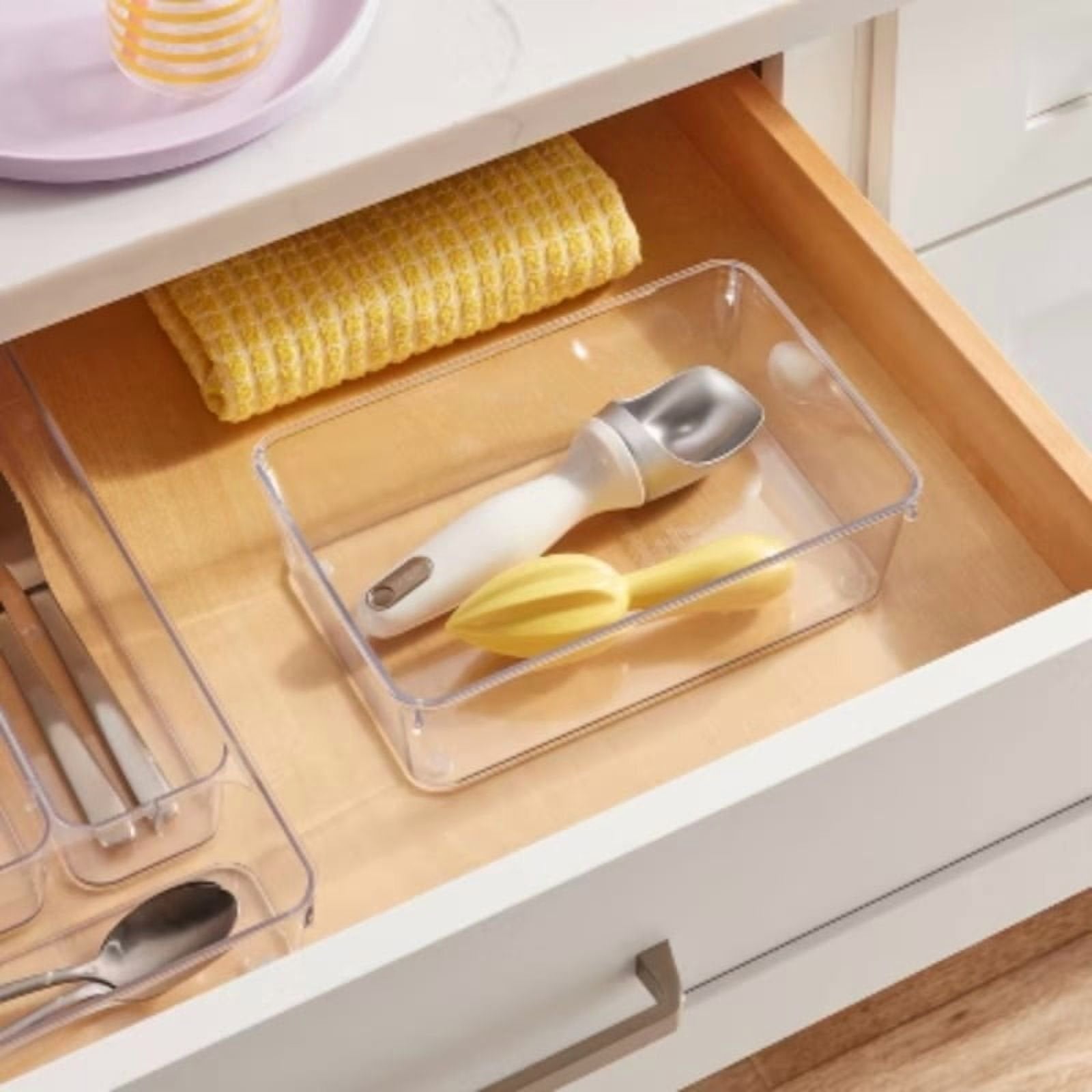 6x9 Drawer Flatware Organizer, Clear PETG Storage Tray K424