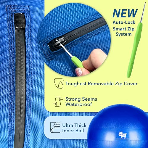 Herding Ball for Dogs Small & Puppies, 18" Complete Set Dog Toy O62925