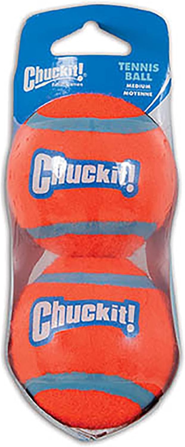 Dog Tennis Ball Toy, Medium 2.5 Inch, Pack of 2 F19116