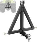 VEVOR 3 Point Hitch Receiver, 3 Point 2" Receiver Trailer Hitch Category 1 Tractor Tow Drawbar Adapter with Pins, Compatible with Kubota, Mahindra, Ford, Yanmar, John Deere, Massey Ferguson