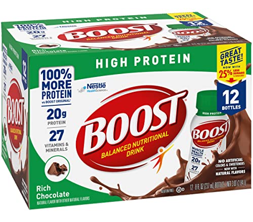 High Protein Nutritional Drink, Rich Chocolate, 8 FL OZ, 12 Count Y512041