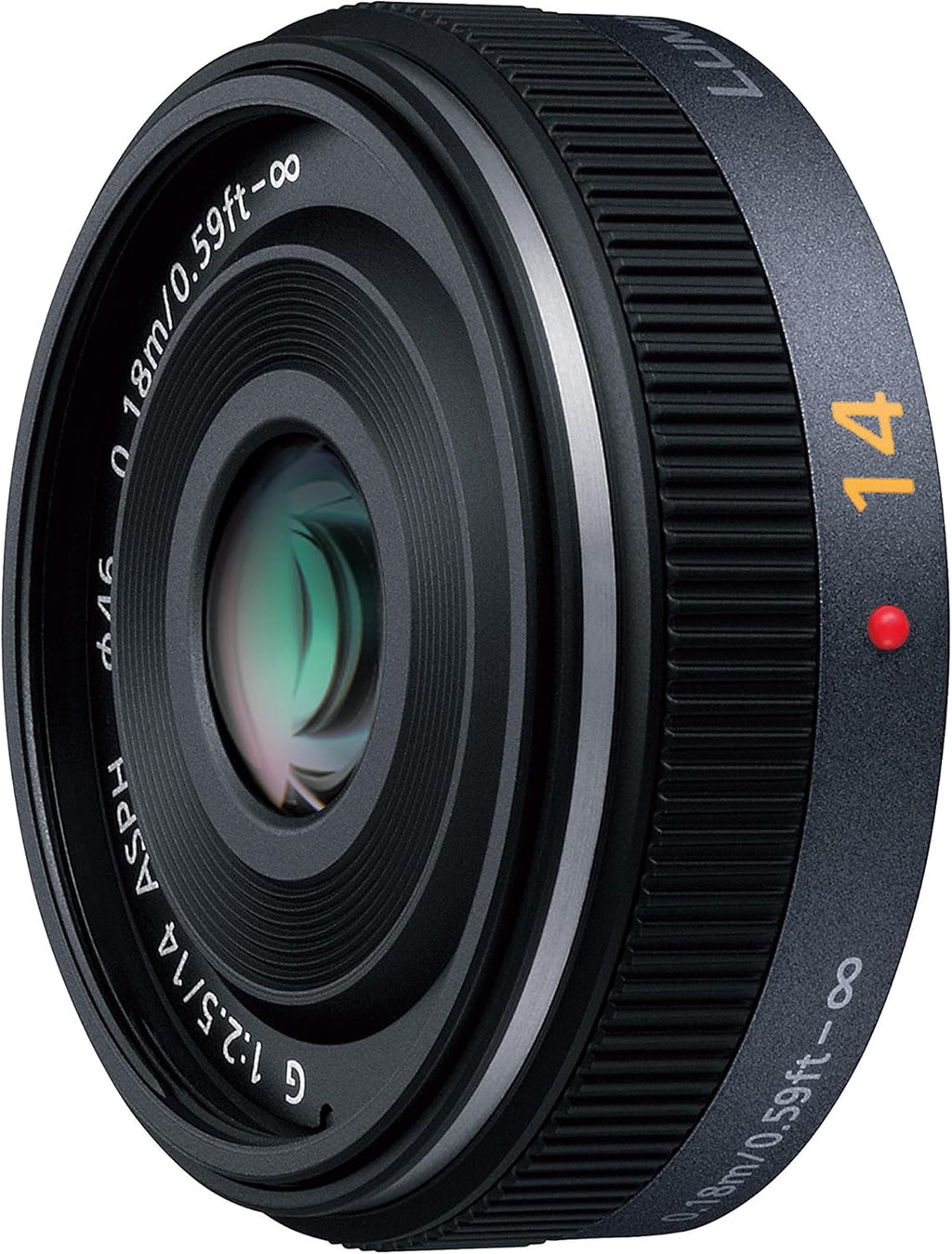 Panasonic LUMIX G 14mm/F2.5 ASPH. Pancake Lens | H-H014 - International Version (No Warranty)