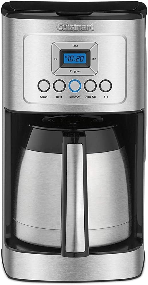 12 Cup Programmable Stainless Steel Thermal Coffee Maker with Carafe D779300