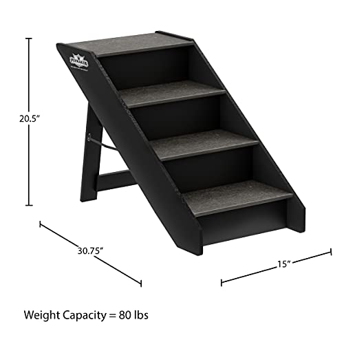 Foldable Nonslip Dog Steps for Small Pets, 3-Step Design D14594