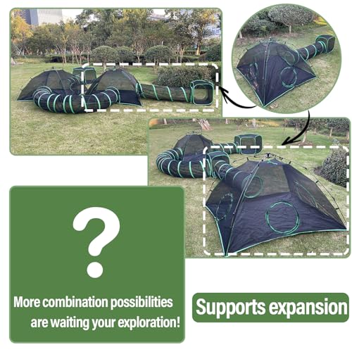 Outdoor Cat Play Tent and Tunnel Set A205