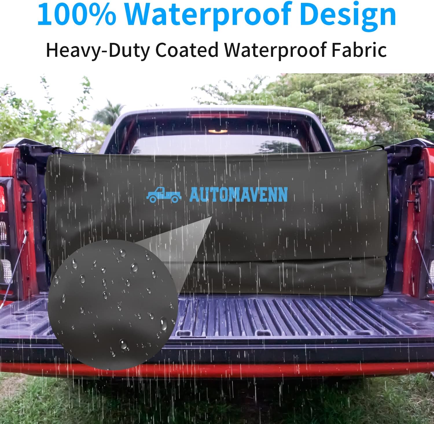 Truck Bed Storage Bag with Cargo Net, Waterproof Heavy Duty, 26 Cubic Feet N9716