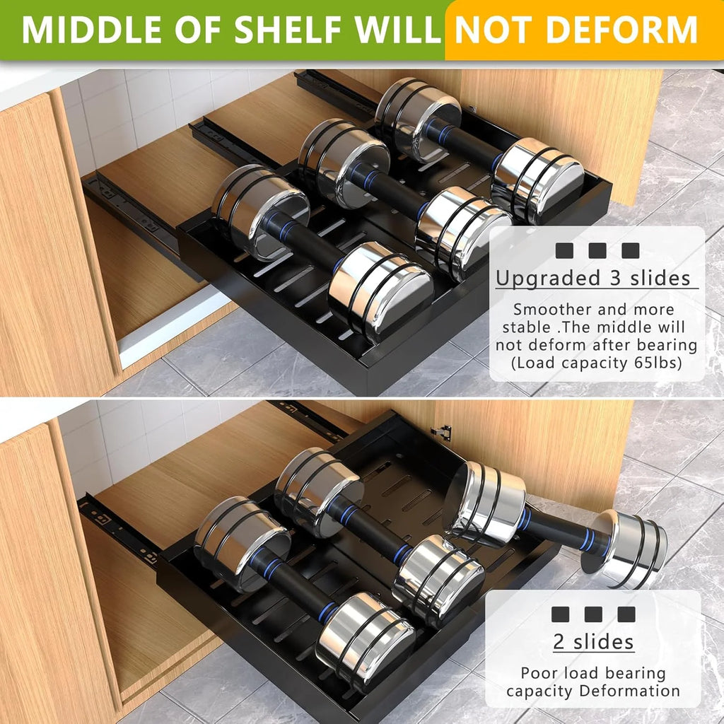 Pull Out Cabinet Organizers, Expandable Slide Out Drawers, 2 Pack P78043