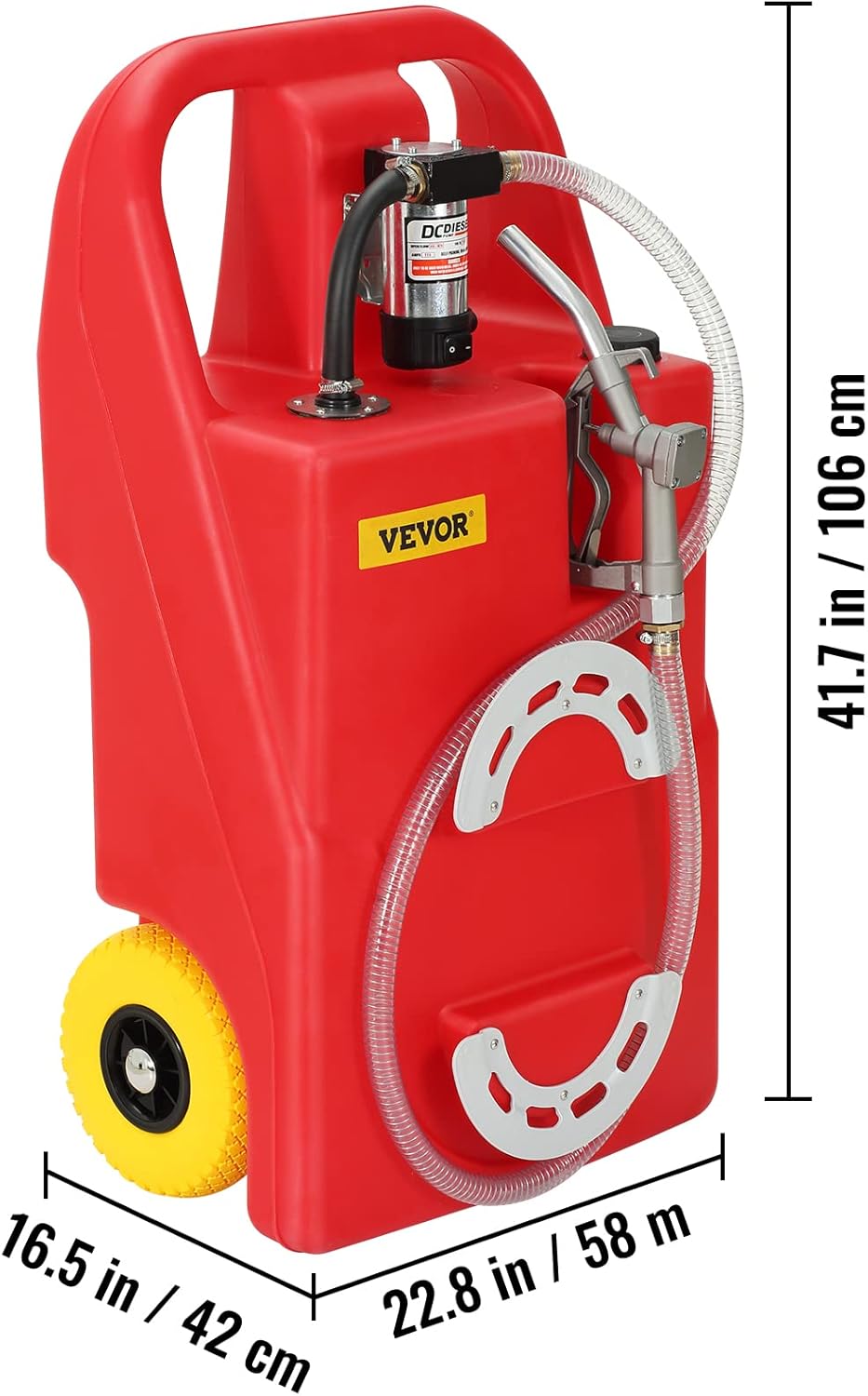 Portable Fuel Storage Tank 32 Gallon with 12V Transfer Pump O557