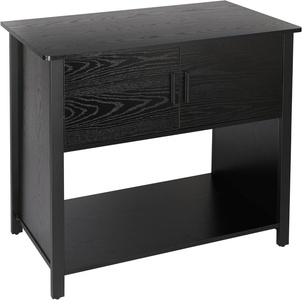 Aquarium Stand with Cabinet for 40-50 Gallon Fish Tank, Metal Frame I76462