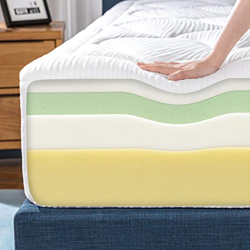 Queen Size 8 Inch Memory Foam Mattress, Fiberglass Free C102546