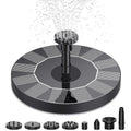 AISITIN 1.5W Solar Bird Bath Fountain Pump, Solar Fountain Pump for Bird Bath with 6 Nozzles, 6.5" Solar Powered Water Fountain Pump for Garden, Ponds, Pool, Fish Tank, Aquarium and Outdoor