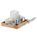 Pull Out Cabinet Organizer 20W x 21D, Slide Out Wood Drawer Shelf, Pull Out Shelves for Base Cabinet Organization in Kitchen, Pantry, Bathroom