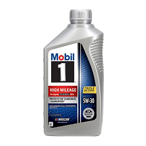 High Mileage Full Synthetic Motor Oil 5W-30, 6-Pack of 1 Quarts J6661