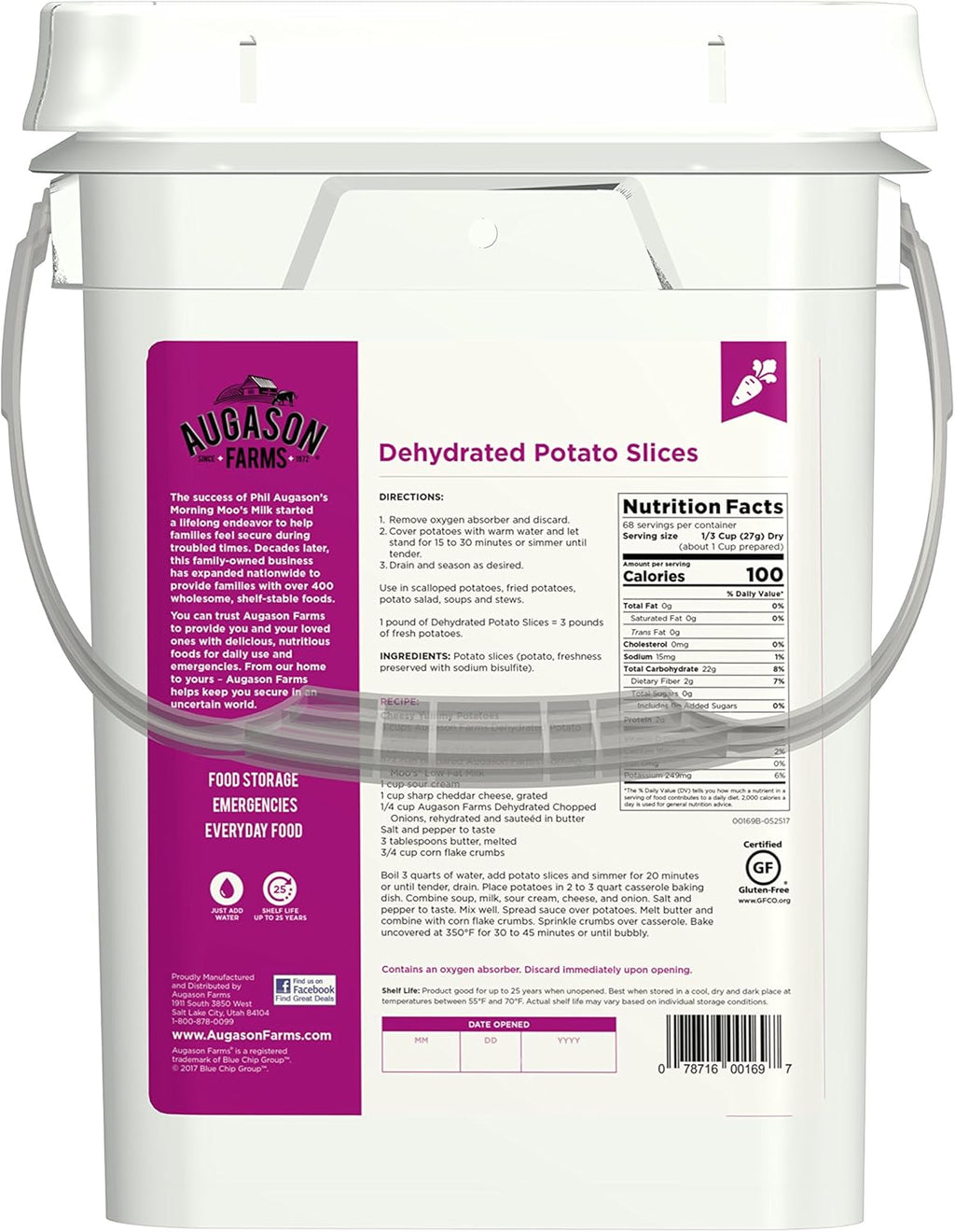 Dehydrated Potato Slices Shreds C80329