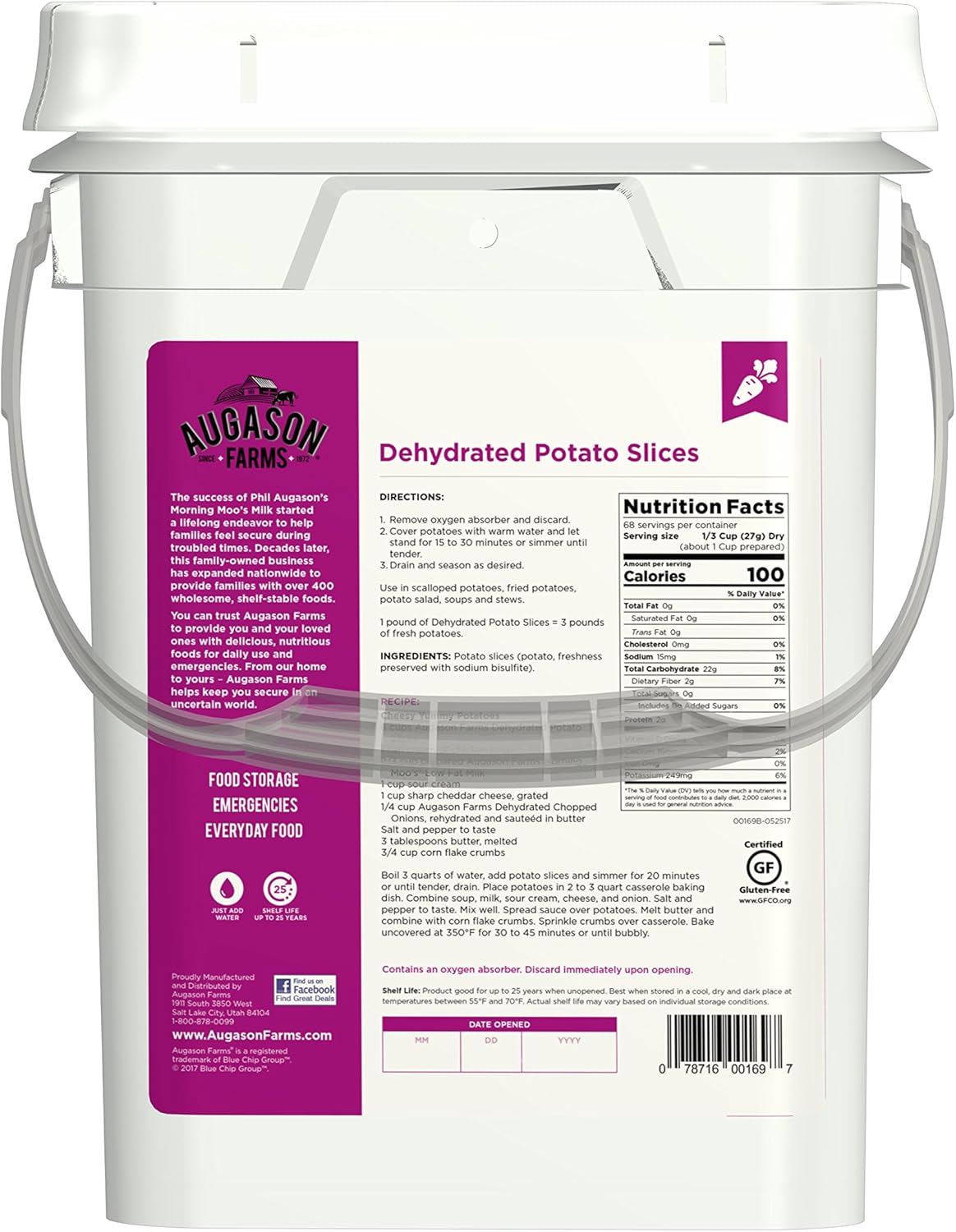 Dehydrated Potato Slices Shreds C80329