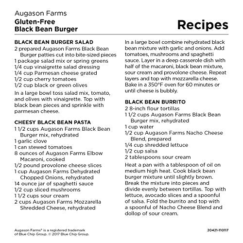 Gluten-Free Black Bean Burger Mix 2 lbs 14 oz D380336