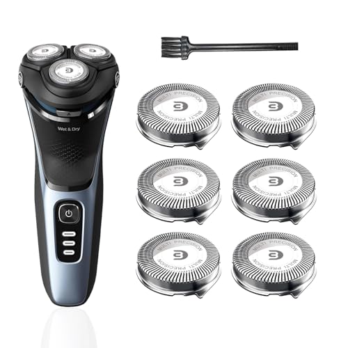 Tuokiy SH30 Replacement Heads for Philips Norelco Series 3000, 2000, 1000 Shavers and S738 Click and Style, Blades for Philips Norelco S1560, SH30 Blades by tuokiy …
