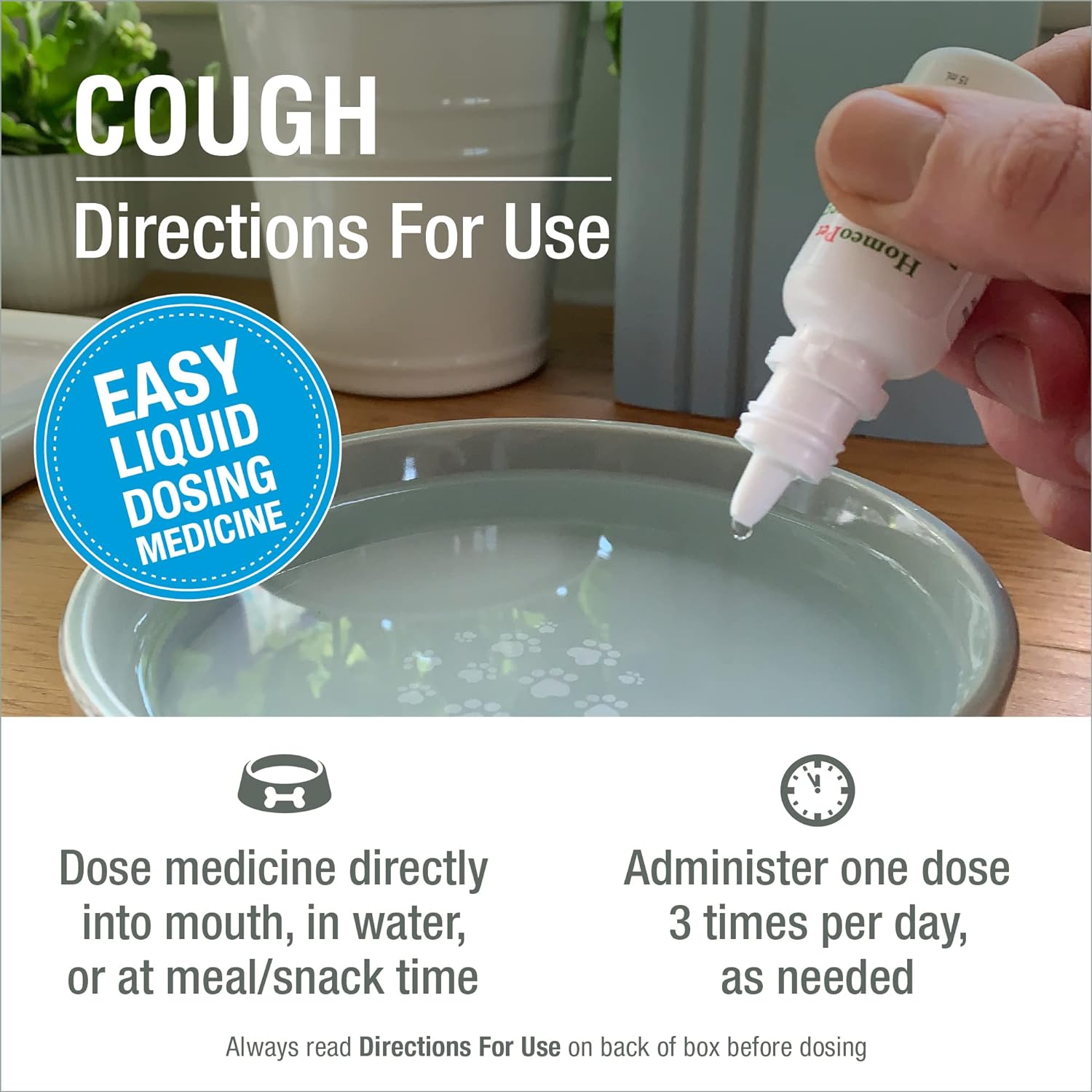 Cough Relief for Dogs, Cats, and Small Pets, 15 ml B61521
