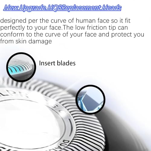 Replacement Heads for Electric Shaver, 3 Pack Z48873